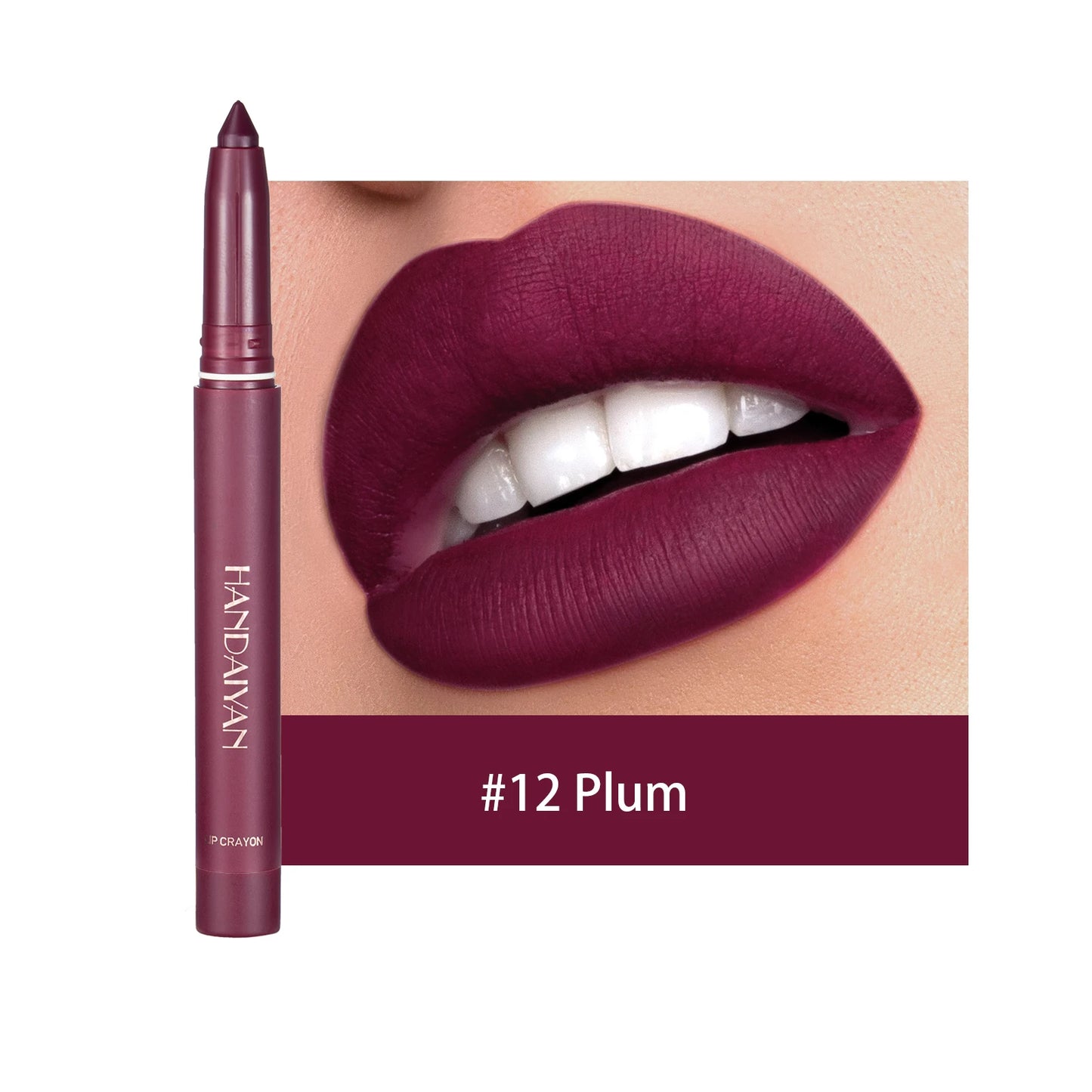 HANDAIYAN New Arrive Matte Lipstick Pencil Makeup Silky Velvet Lip Stick Pen Waterproof Nude Pink Red Lip Blam Make Up Cosmetics