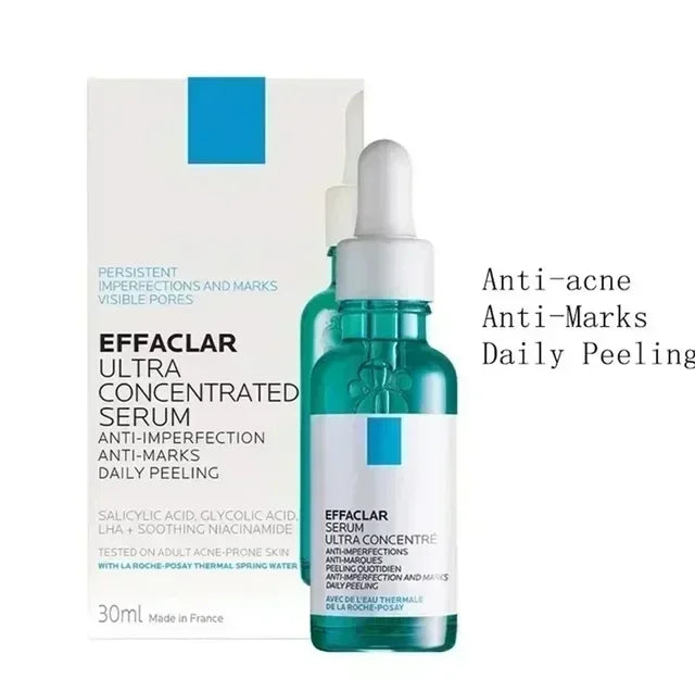 Effaclar Serum Niacinamide 10 RETINOL B3 HYALU B5 VITAMIN C10 for Bright and Radiant Skin and Pore Minimizing, Made in France