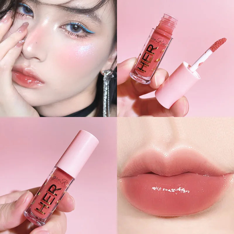 Crystal Jelly Lipgloss Liquid 8 Colors Lipstick Makeup Lip Color Batom Long Lasting Sexy Red Pink Nude Women Lip Gloss Bulk