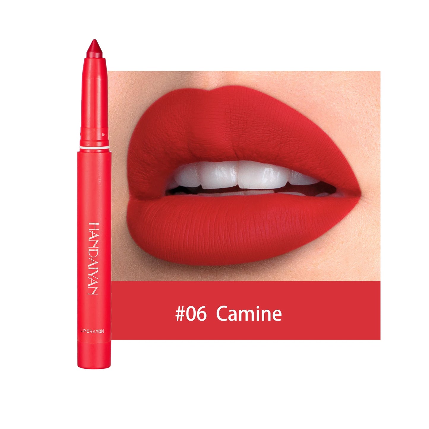 HANDAIYAN New Arrive Matte Lipstick Pencil Makeup Silky Velvet Lip Stick Pen Waterproof Nude Pink Red Lip Blam Make Up Cosmetics