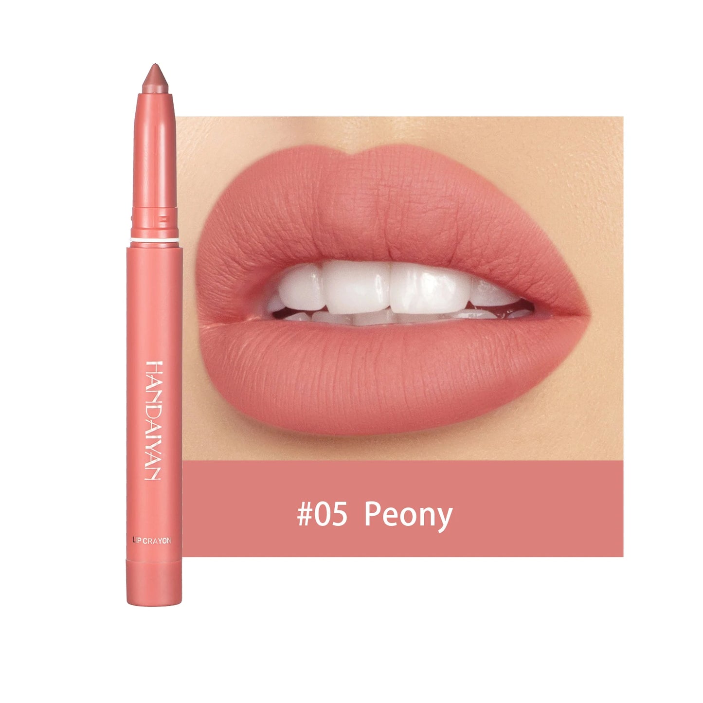 HANDAIYAN New Arrive Matte Lipstick Pencil Makeup Silky Velvet Lip Stick Pen Waterproof Nude Pink Red Lip Blam Make Up Cosmetics