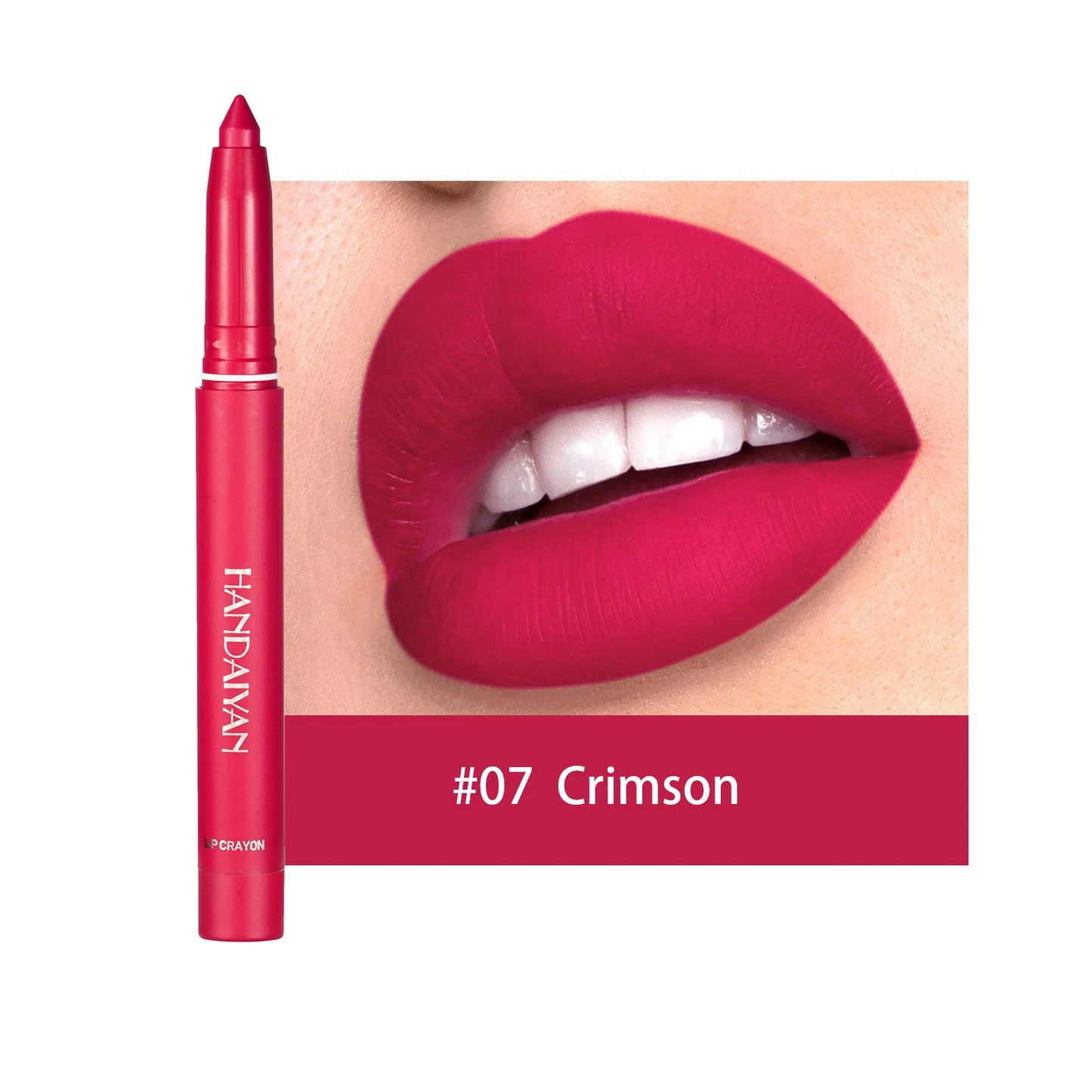 HANDAIYAN New Arrive Matte Lipstick Pencil Makeup Silky Velvet Lip Stick Pen Waterproof Nude Pink Red Lip Blam Make Up Cosmetics