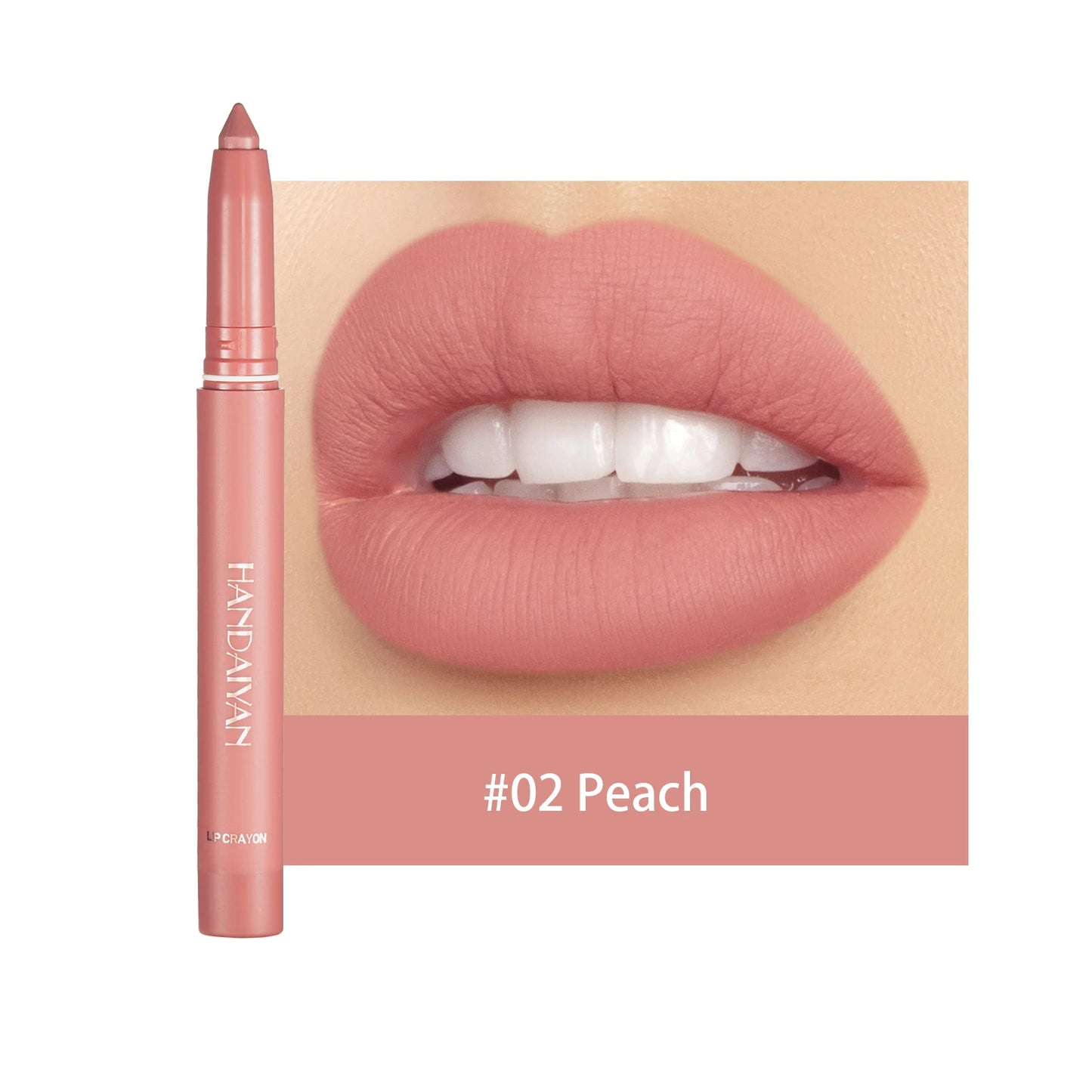 HANDAIYAN New Arrive Matte Lipstick Pencil Makeup Silky Velvet Lip Stick Pen Waterproof Nude Pink Red Lip Blam Make Up Cosmetics