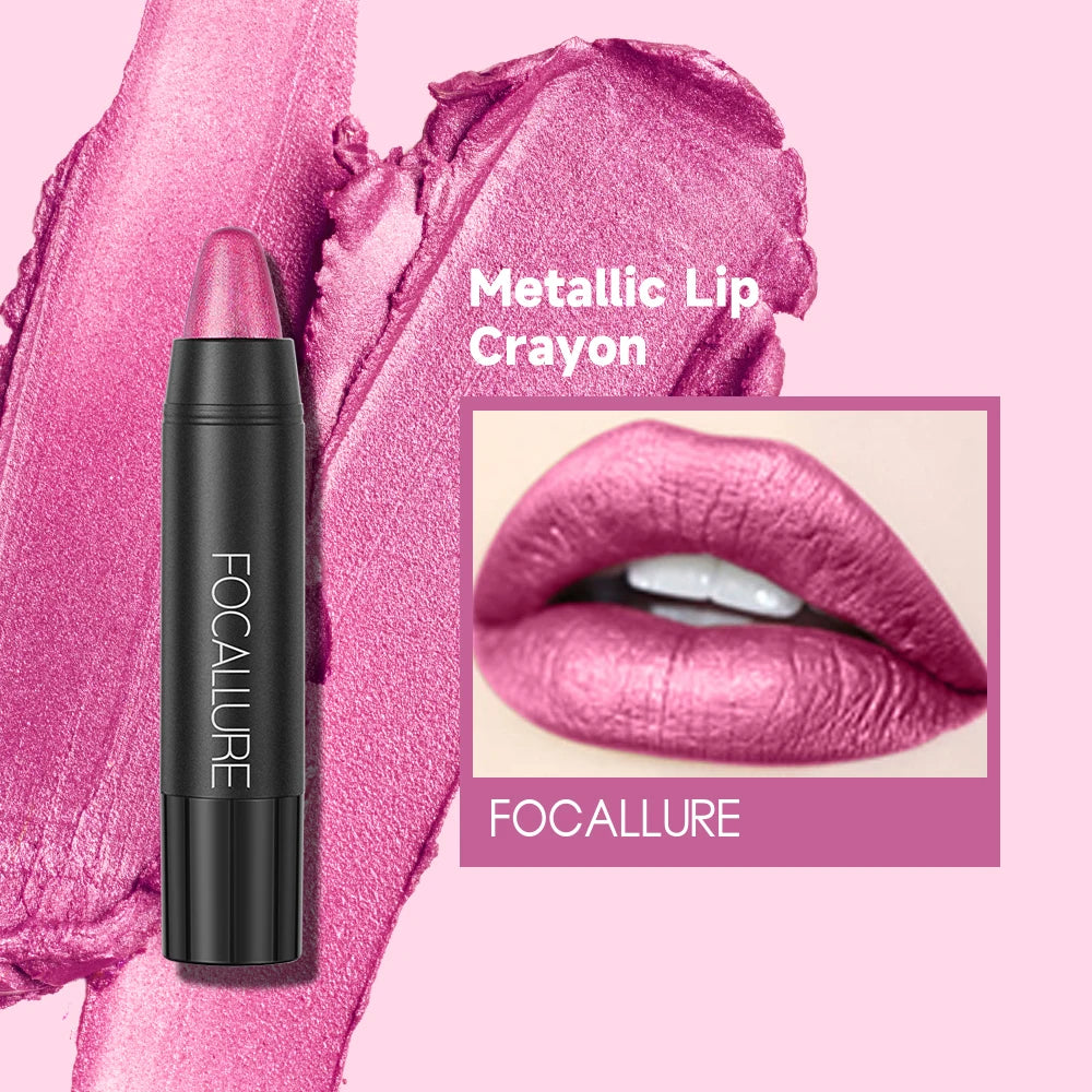 FOCALLURE 31 Colors Matte Lipstick Long Lasting Waterproof Sexy Lipbalm Non-Stick Lip Tint Lip Pencil Makeup Cosmetics for Women