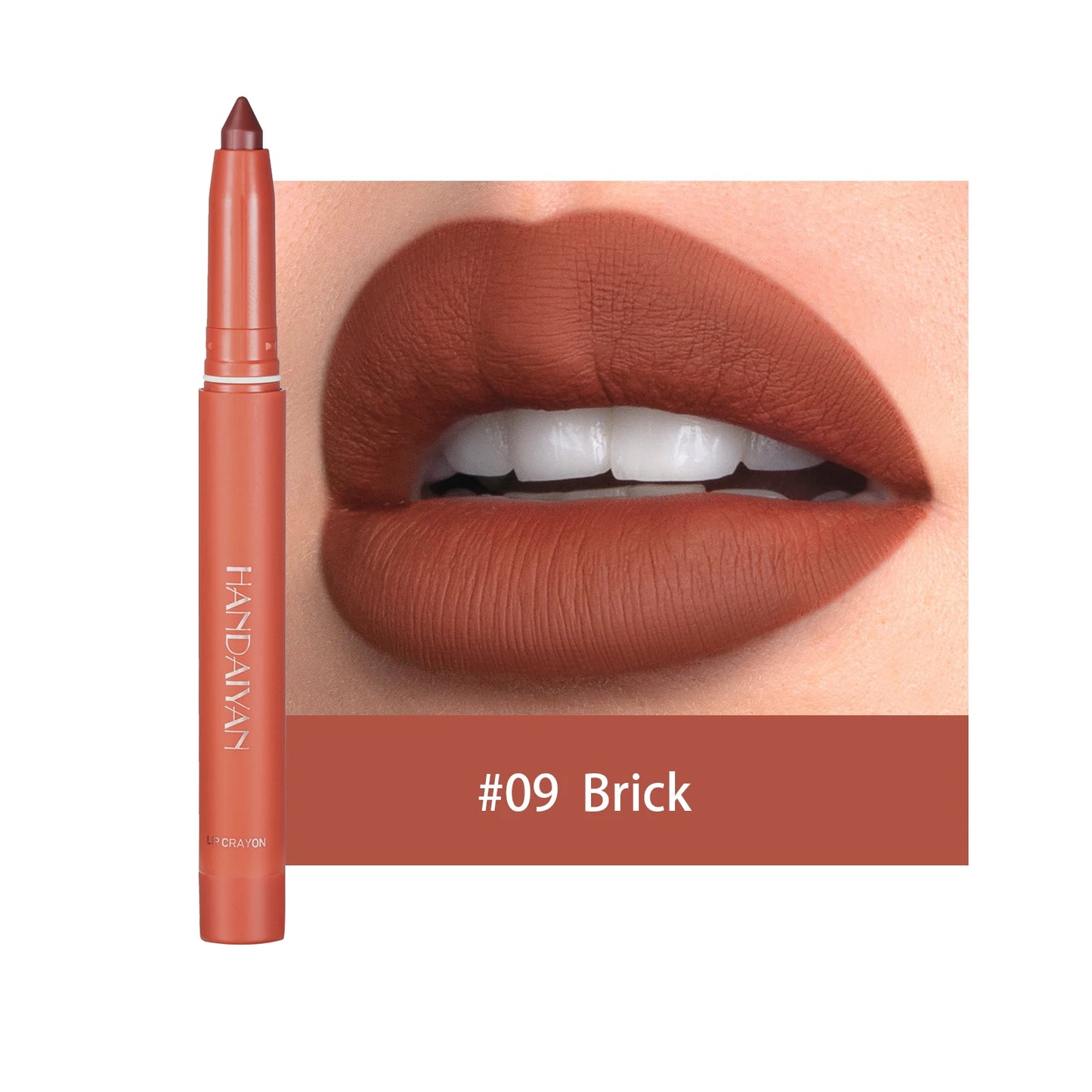 HANDAIYAN New Arrive Matte Lipstick Pencil Makeup Silky Velvet Lip Stick Pen Waterproof Nude Pink Red Lip Blam Make Up Cosmetics