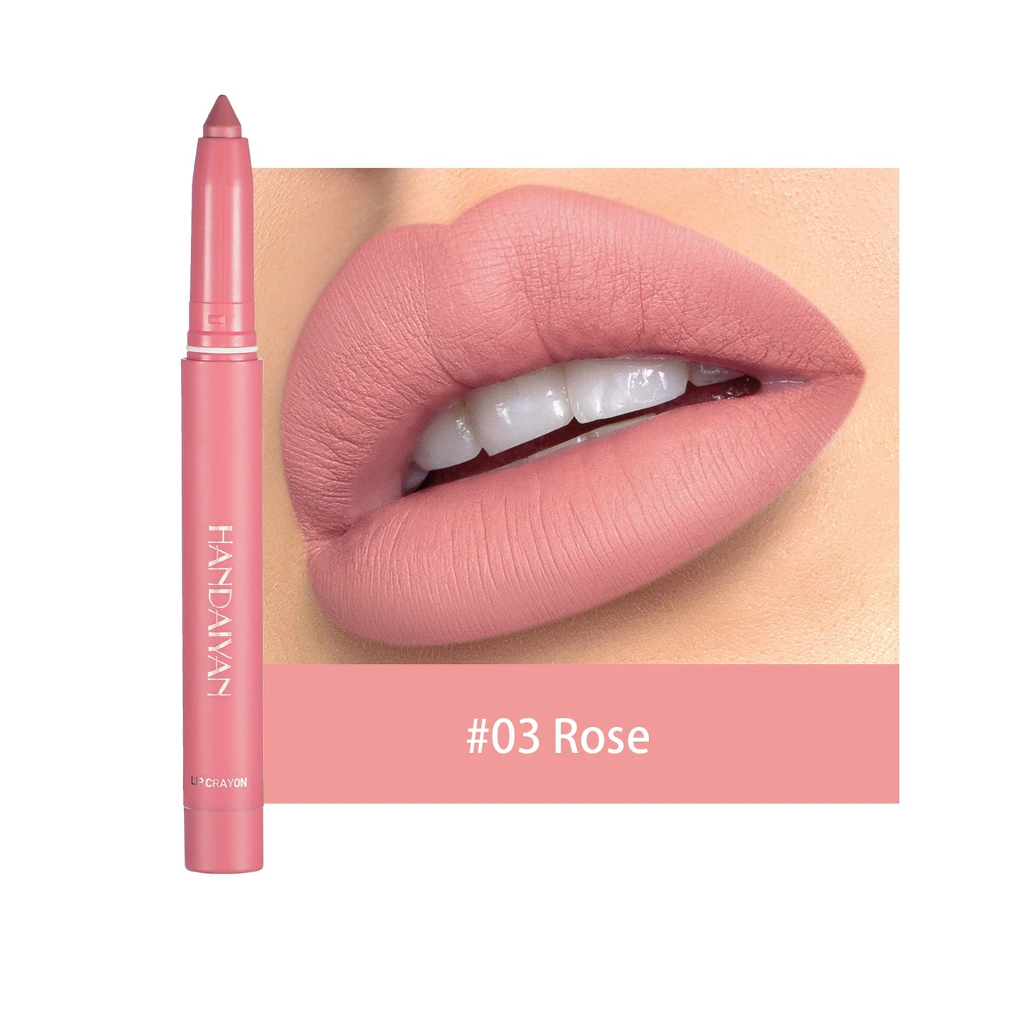 HANDAIYAN New Arrive Matte Lipstick Pencil Makeup Silky Velvet Lip Stick Pen Waterproof Nude Pink Red Lip Blam Make Up Cosmetics